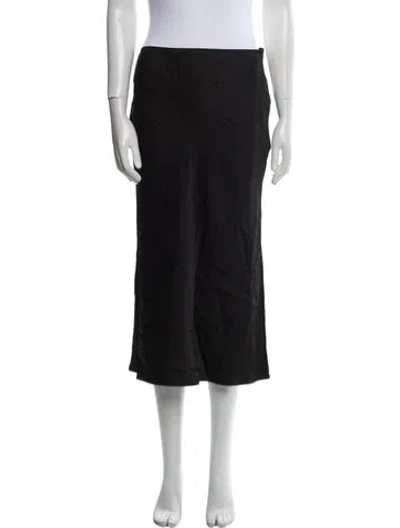 Pre-owned Jacquemus Midi Length Skirt In Black