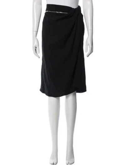 Pre-owned Jacquemus Midi Length Skirt In Black