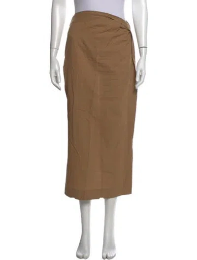 Pre-owned Jacquemus Midi Length Skirt In Brown