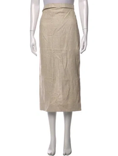 Pre-owned Jacquemus Midi Length Skirt In Neutrals