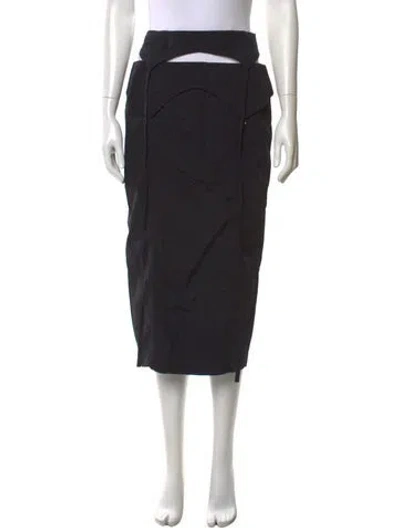 Pre-owned Jacquemus Midi Length Skirt W/ Tags In Black