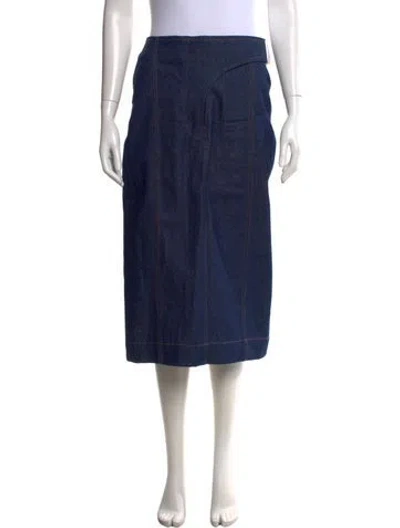 Pre-owned Jacquemus Midi Length Skirt W/ Tags In Blue