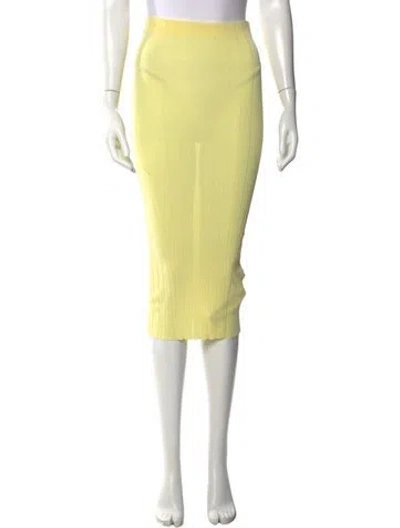 Pre-owned Jacquemus Midi Length Skirt W/ Tags In Yellow
