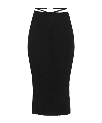 Jacquemus Midi Skirts In Black