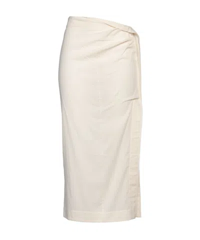 Jacquemus Midi Skirts In White