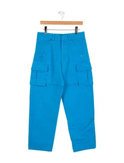 Pre-owned Jacquemus Mid-rise Straight Leg Jeans In Blue