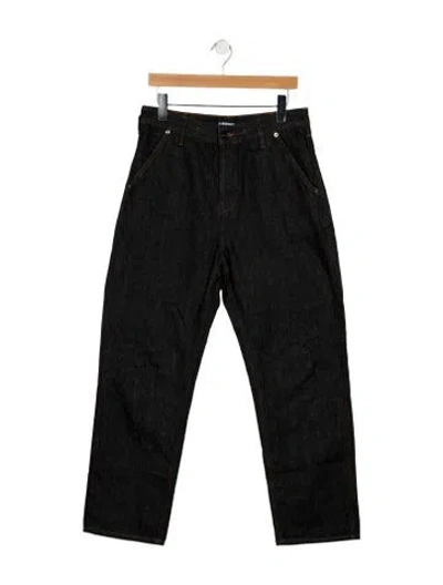 Pre-owned Jacquemus Mid-rise Straight Leg Jeans In Blue