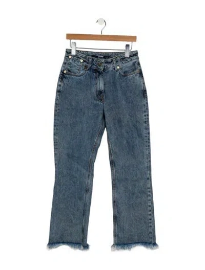 Pre-owned Jacquemus Mid-rise Wide Leg Jeans W/ Tags In Blue