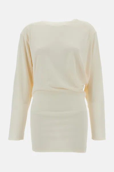 Jacquemus Mini Abito La Robe Mistral In White