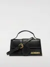 Jacquemus Medium Logo Shoulder Bag In Black