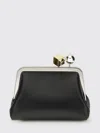 Jacquemus Le Berlingot Black Crossbody Bag With Removable Strap In Leather For Women In Black