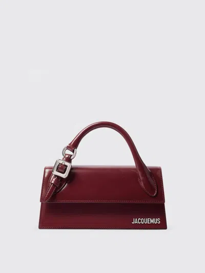 JACQUEMUS MINI BAG JACQUEMUS WOMAN COLOR BURGUNDY,H19030050