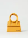 Jacquemus Le Chiquito Noeud Leather Tote Bag In Orange