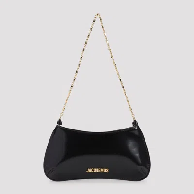 Jacquemus Mini Bisou Chaine Handbag - Compact Elegance In Black