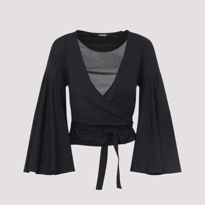 Jacquemus Mini Cache Coeur Top In Black