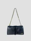Jacquemus Mini Chain Bag In Black