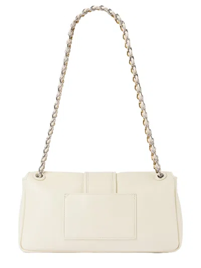 Jacquemus Mini Cotton Shoulder Bag In Neutral