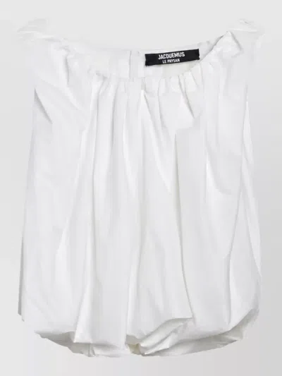 Jacquemus Mini Dress In White