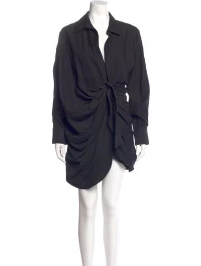 Pre-owned Jacquemus Mini Dress In Black