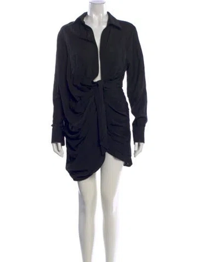 Pre-owned Jacquemus Mini Dress In Black