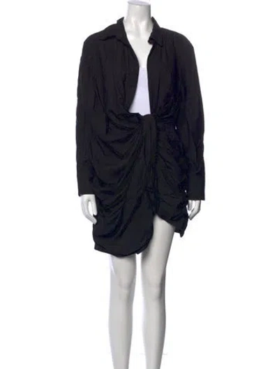 Pre-owned Jacquemus Mini Dress In Black