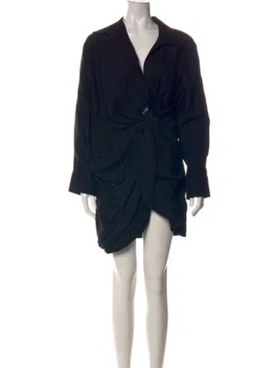 Pre-owned Jacquemus Mini Dress In Black