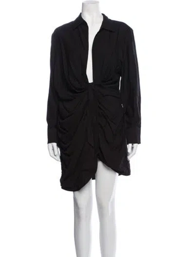Pre-owned Jacquemus Mini Dress In Black