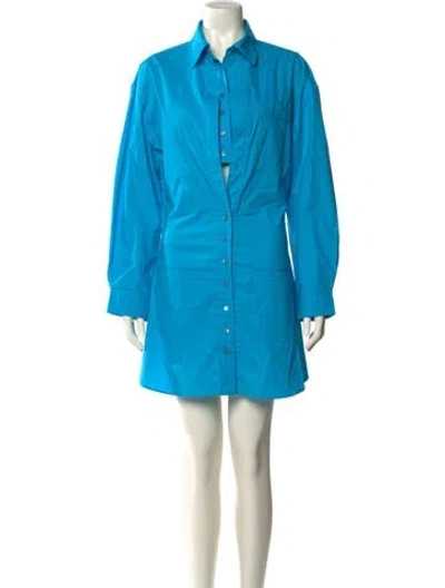 Pre-owned Jacquemus Mini Dress In Blue