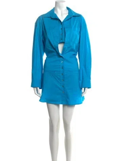 Pre-owned Jacquemus Mini Dress In Blue