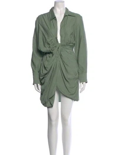 Pre-owned Jacquemus Mini Dress In Green