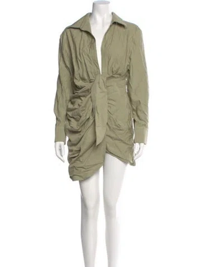 Pre-owned Jacquemus Mini Dress In Green