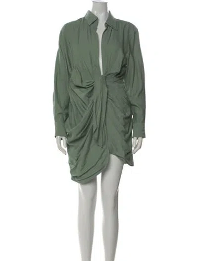 Pre-owned Jacquemus Mini Dress In Green