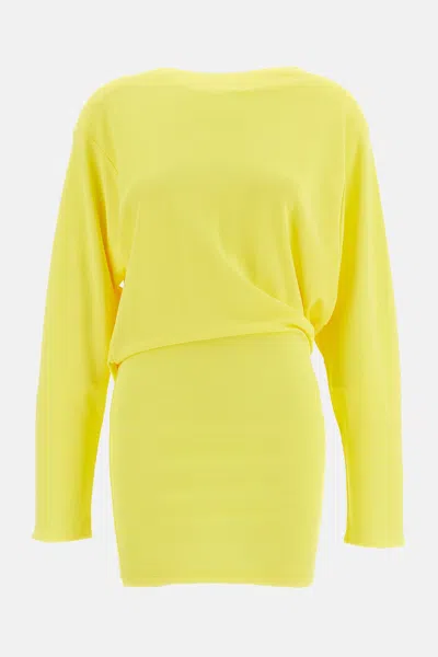 Jacquemus Mini Dress La Robe Mistral In Yellow