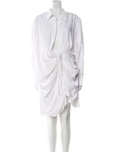 Pre-owned Jacquemus Mini Dress In Neutral