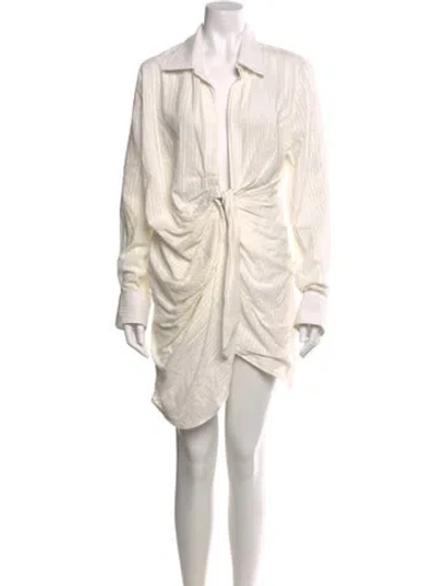 Pre-owned Jacquemus Mini Dress In Neutral