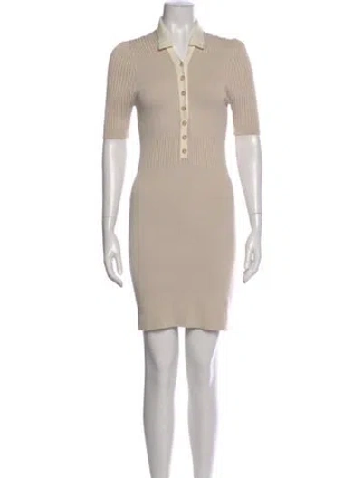 Pre-owned Jacquemus Mini Dress In Neutral