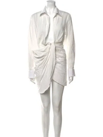 Pre-owned Jacquemus Mini Dress In Neutral