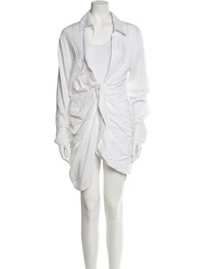 Pre-owned Jacquemus Mini Dress In Neutral