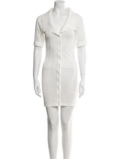 Pre-owned Jacquemus Mini Dress In Neutral