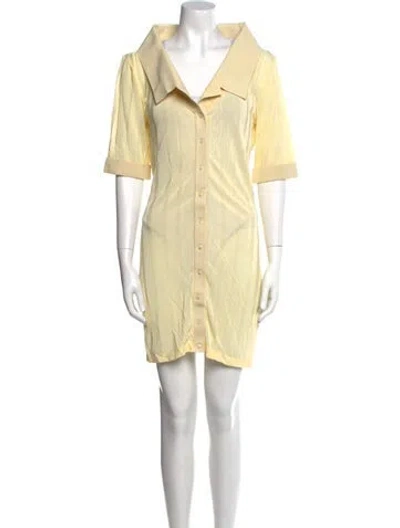 Pre-owned Jacquemus Mini Dress In Neutral