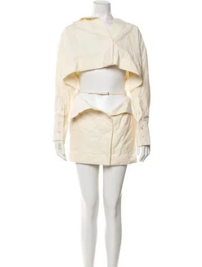 Pre-owned Jacquemus Mini Dress In Neutral