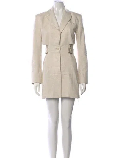 Pre-owned Jacquemus Mini Dress In Neutral