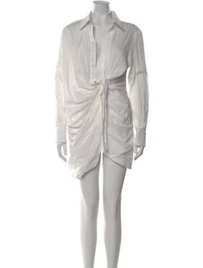 Pre-owned Jacquemus Mini Dress In Neutral