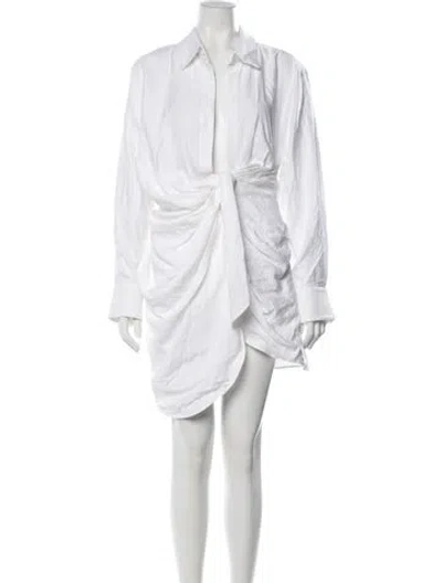 Pre-owned Jacquemus Mini Dress In Neutrals