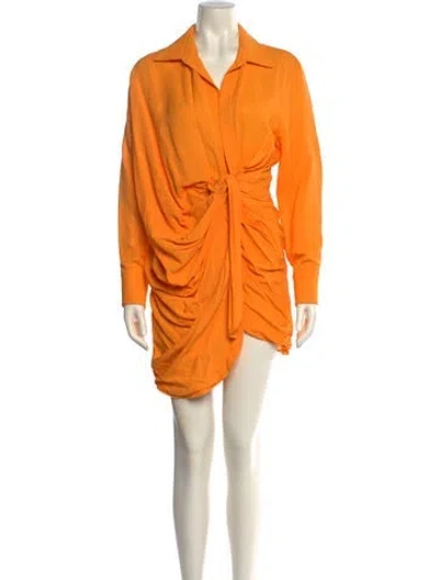 Pre-owned Jacquemus Mini Dress In Orange
