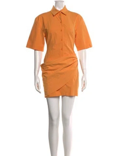 Pre-owned Jacquemus Mini Dress In Orange