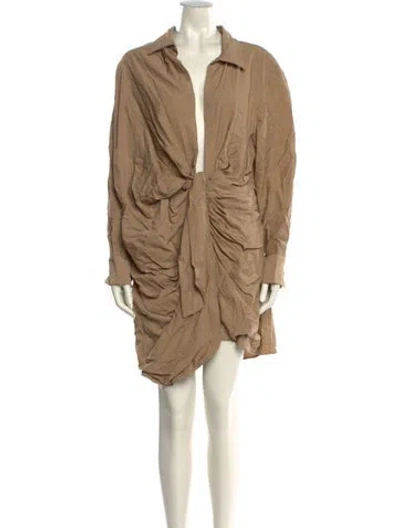 Pre-owned Jacquemus Mini Dress W/ Tags In Neutral