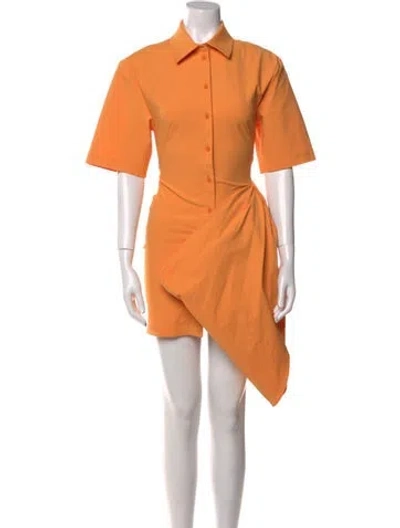 Pre-owned Jacquemus Mini Dress W/ Tags In Orange