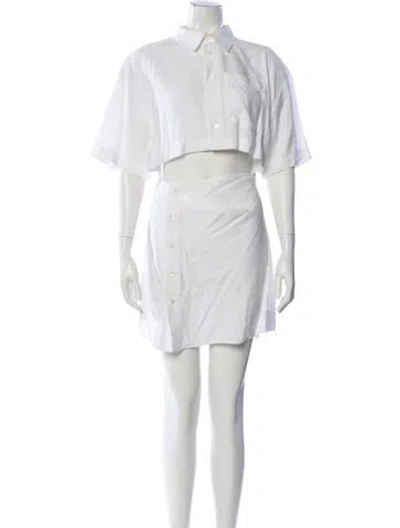 Pre-owned Jacquemus Mini Dress In White