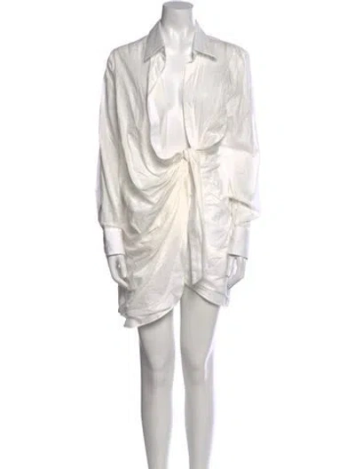 Pre-owned Jacquemus Mini Dress In White